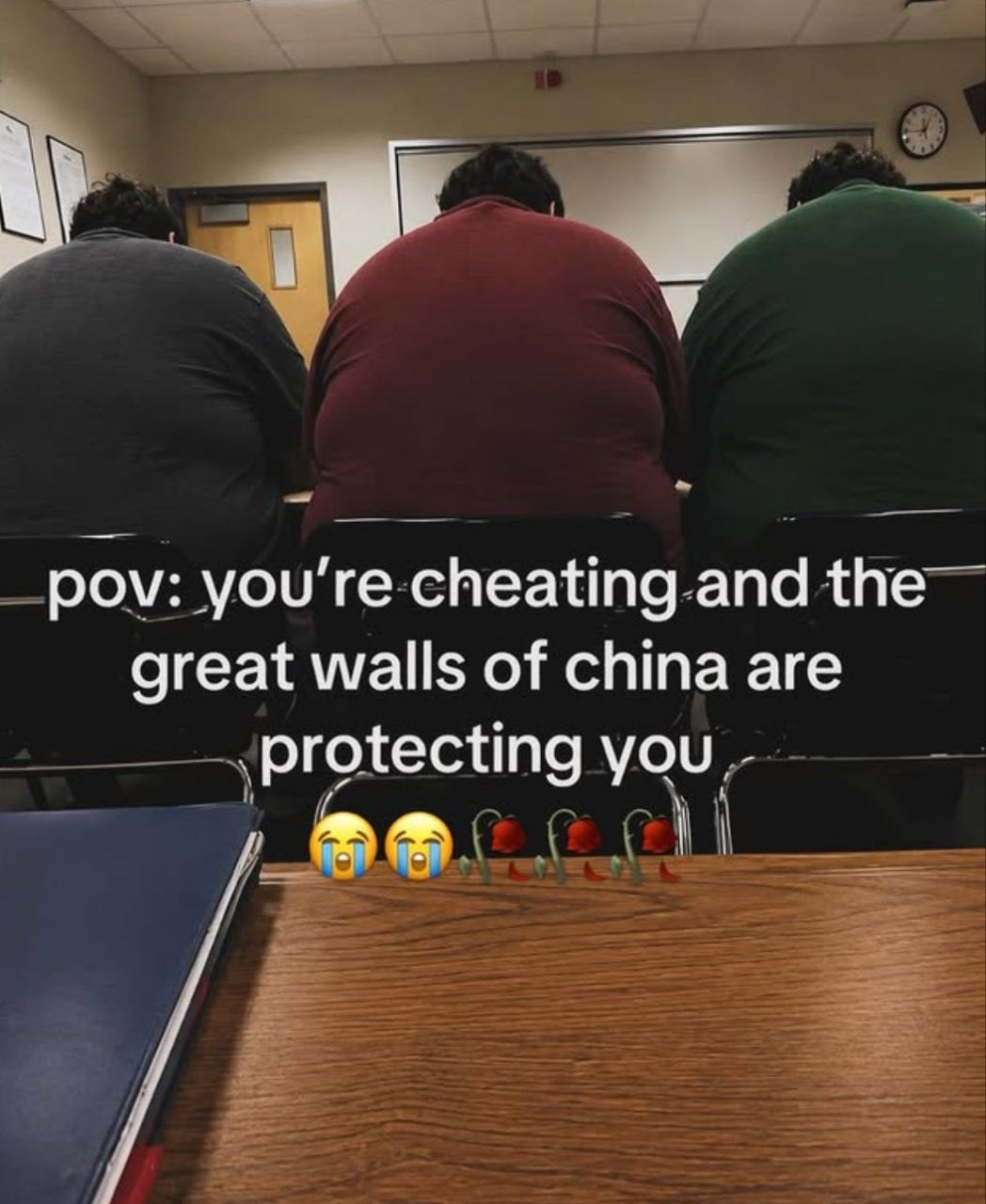 ром: you're cheating and the great walls of china are protecting you
