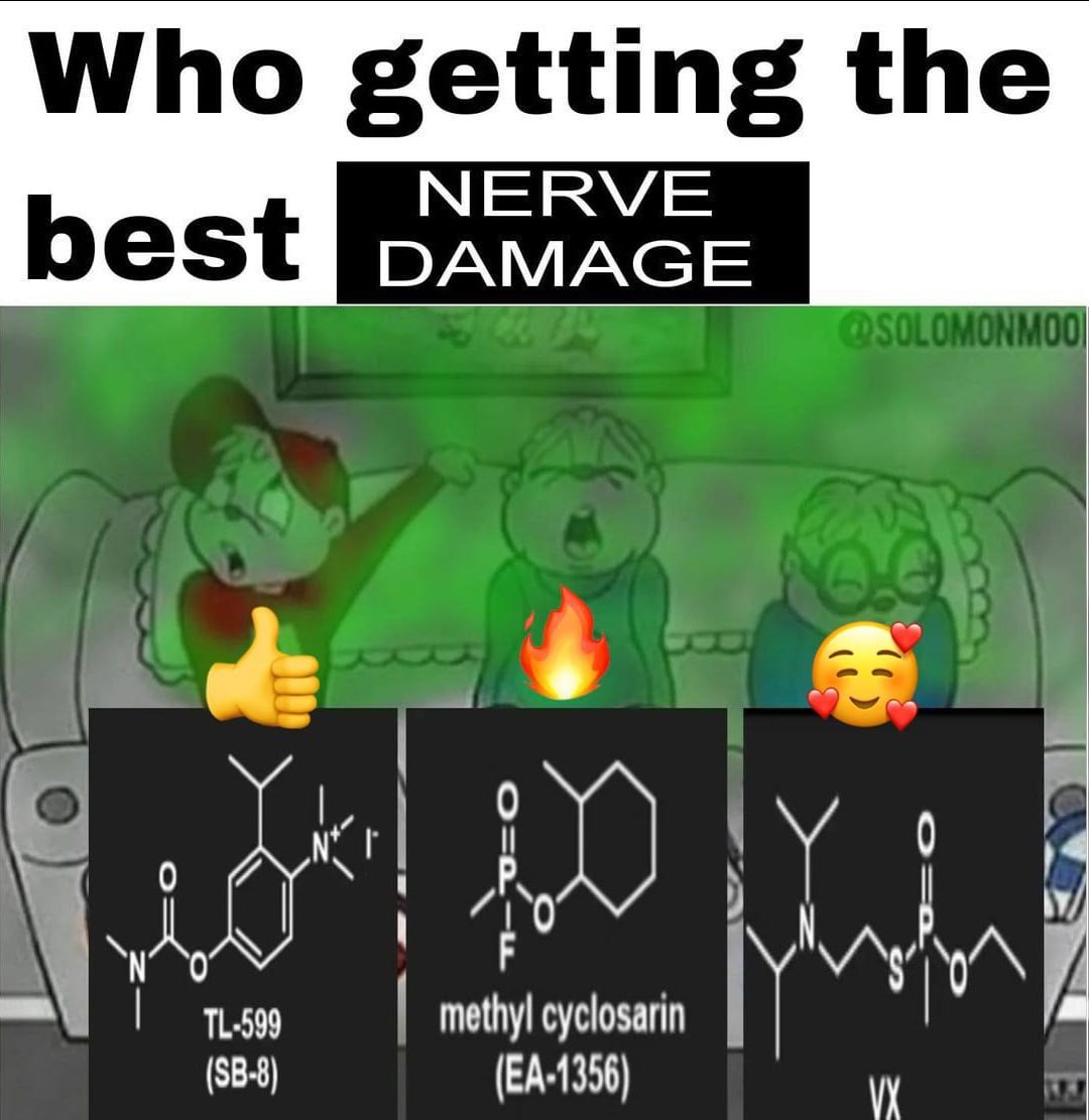 Who getting the NERVE best DAMAGE И 0 methyl