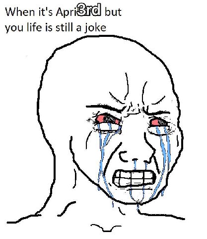 When it's but you life is still a joke