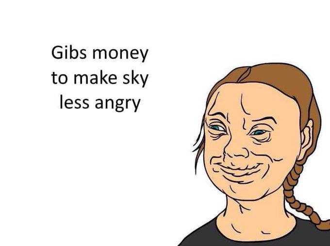 Gibs money to make sky less angry
