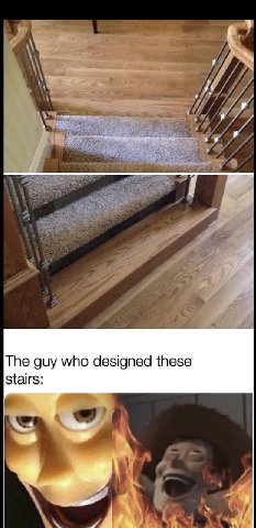 The guy who designed these stairs: