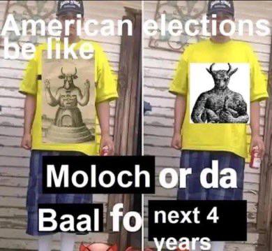 Amerigan Moloch or Ваа! next 4 vears