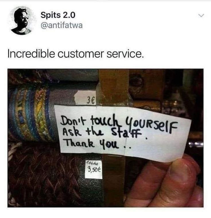 Spits 2.0 @antifatwa Incredible customer service. Don't Ask You 3,506