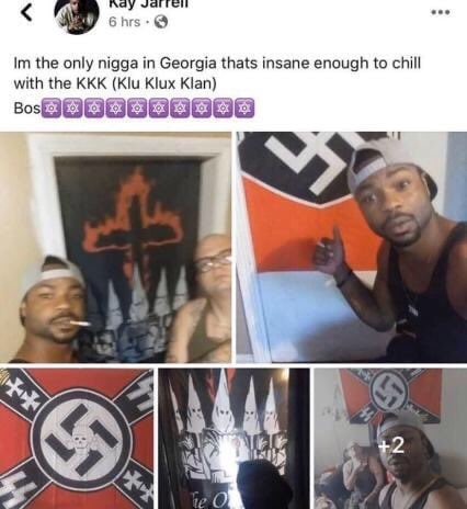 А+ 6hrs-@ the only nigga in Georgia thats insane enough to chill with the KKK (Klu Klux Klan) if