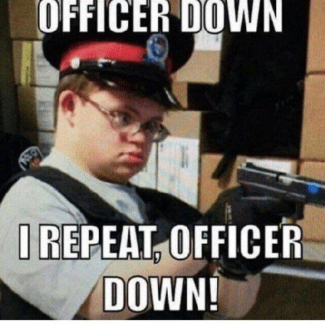 DOWN OFFICER DOWN!