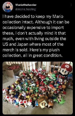 Mariothehealer A @mario_healing have decided to keep my Mario collection intact. Although it can be occasionally expensive to import these, don't actually mind it that much, even with living outside t