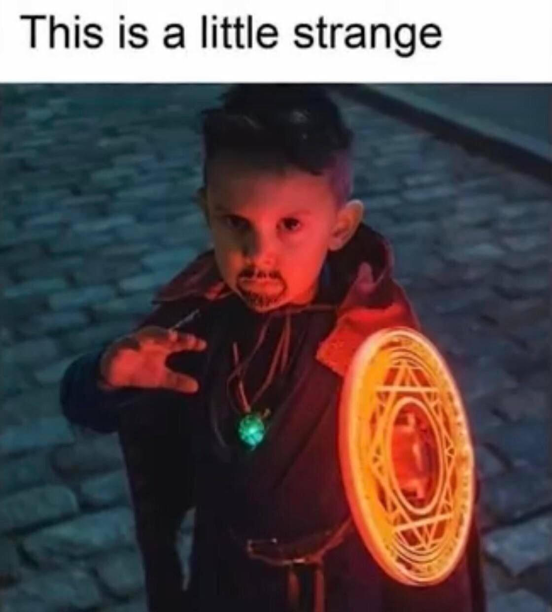 This is a little strange
