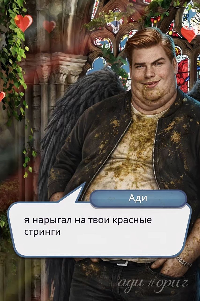 у 1..4 Я #7 i Ади я нарыгал натвои красные стринги