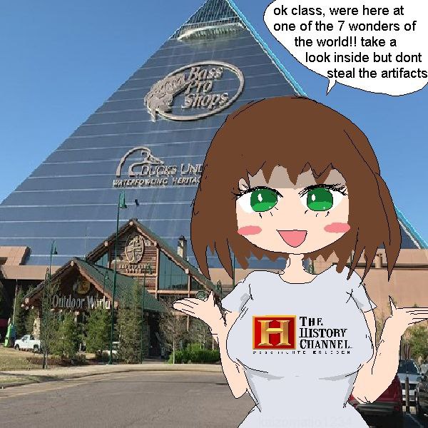 class, were here at one of the 7 wonders of the world!! take a look inside but dont the artifacts 4 8 THE ИТЕ tor!
