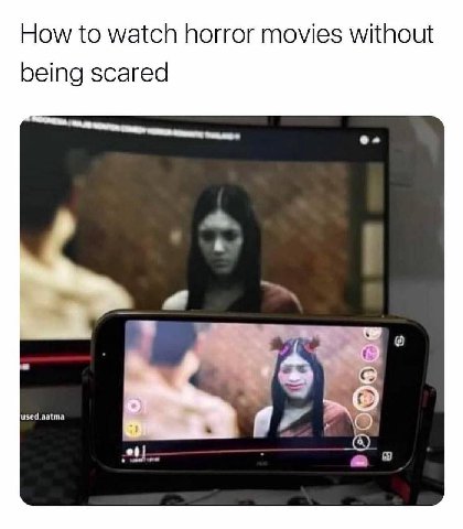 How to watch horror movies without being scared (2 a