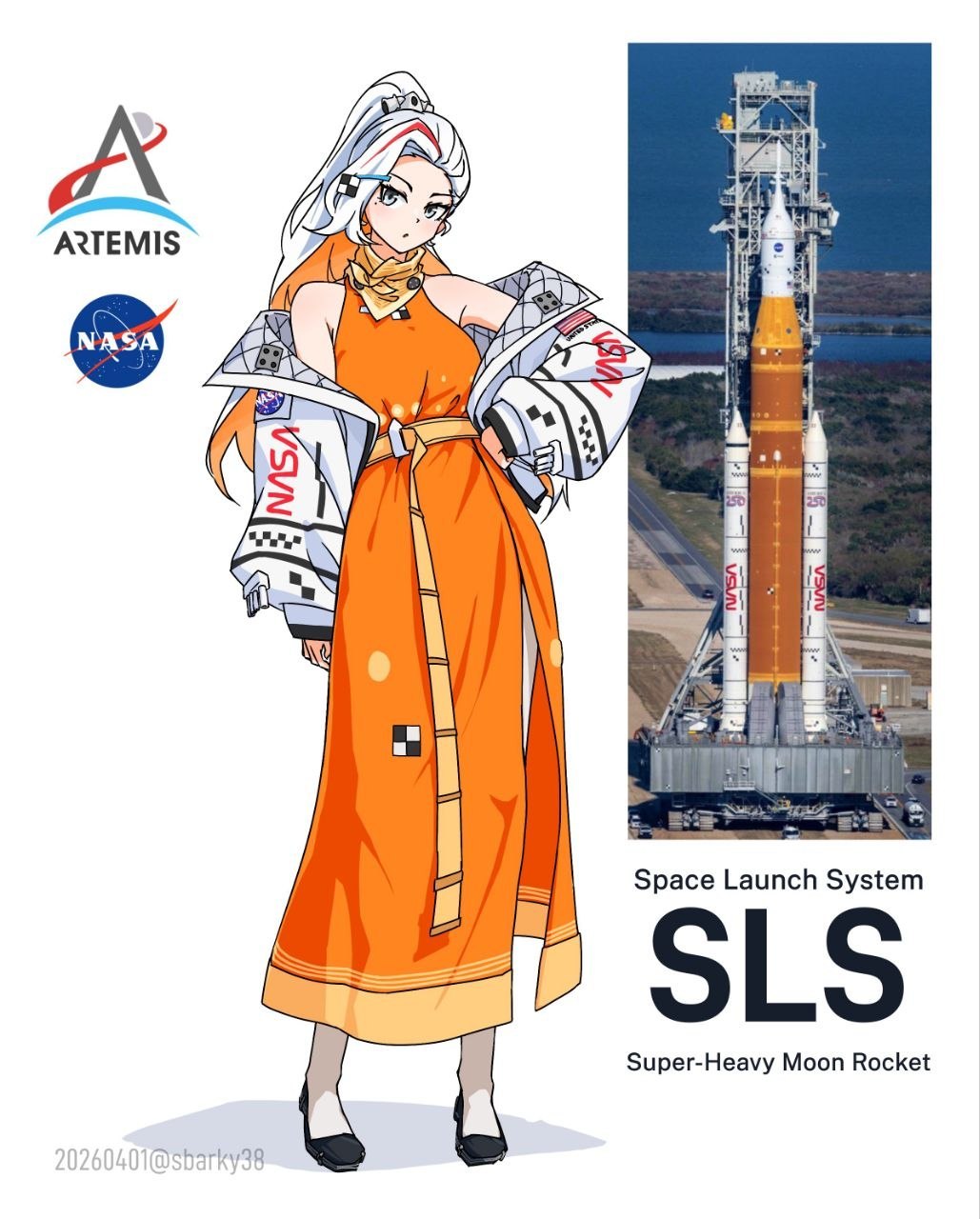 ARTEMIS BAA a Space Launch System Super-Heavy Moon Rocket
