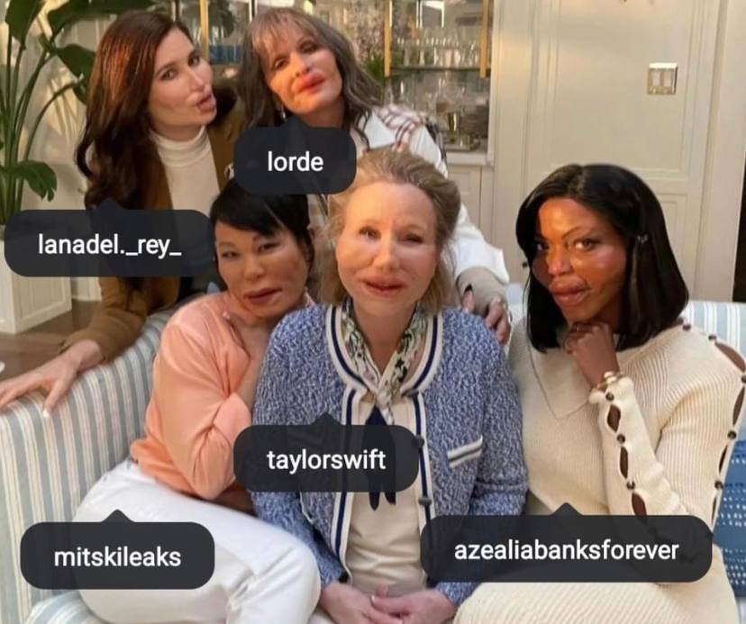 a В lorde lanadel._rey_ i LSS taylorswift mitskileaks azealiabanksforever у 7