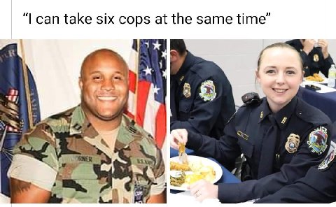 can take six cops at the same time”