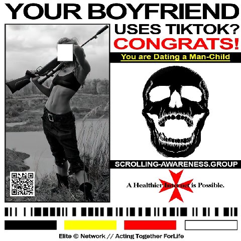 YOUR BOYFRIEND USES TIKTOK? CONGRATS! are Dating a Man-Child i GROUP A Healthie is Possible. Elite Network Acting Together ForLife