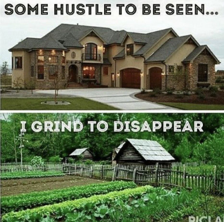 SOME HUSTLE ТО SEEN... TO DISAPPEAR