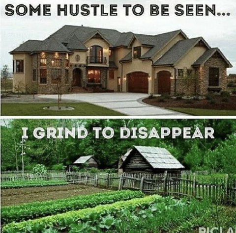 SOME HUSTLE ТО SEEN... TO DISAPPEAR