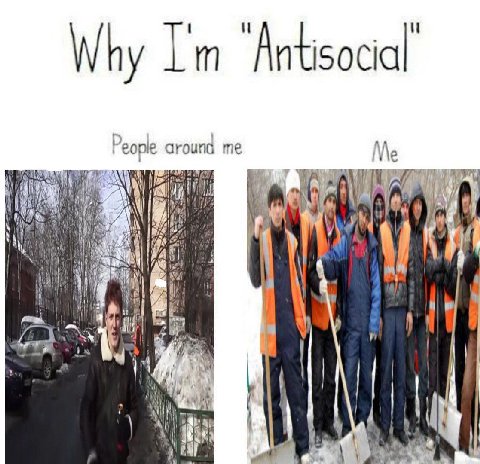 Why ‘Antisocial’ People around me 4 74% и i В и