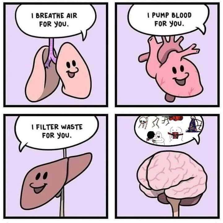 BREATHE AIR PUMP BLOOD FOR You. FOR You. 7 FILTER WASTE 7 FOR You.