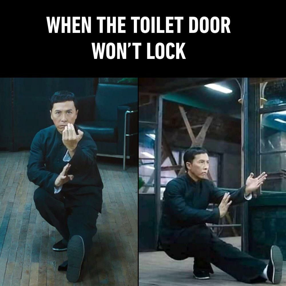 WHEN THE TOILET DOOR WON'T LOCK 7