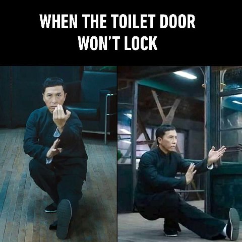 WHEN THE TOILET DOOR WON'T LOCK 7
