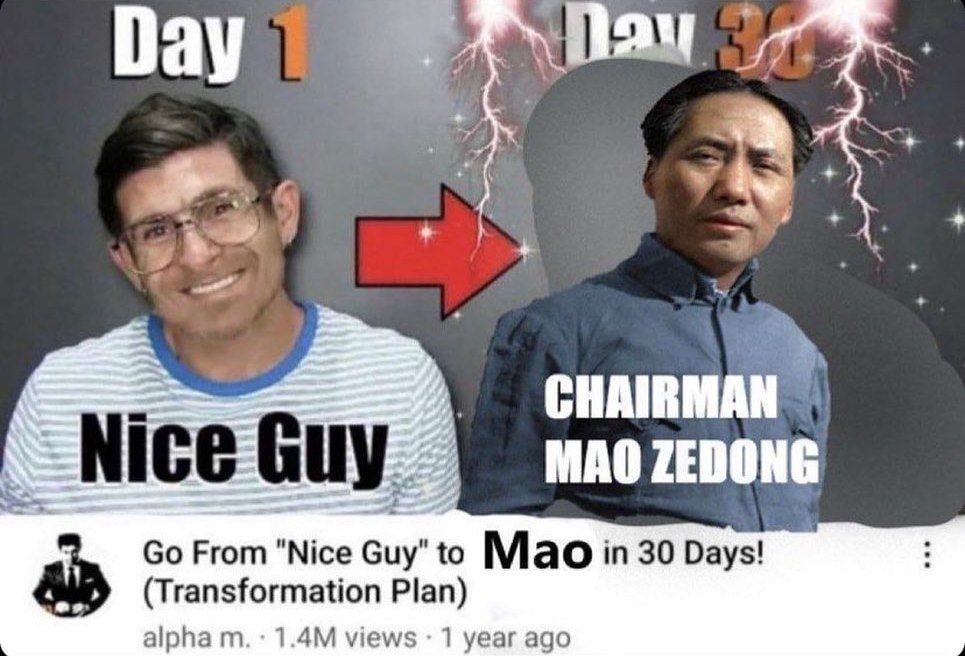 Day CHAIRMAN Guy MAO ZEDONG From "Nice Guy" to Мас! in 30 Days! (Transformation Plan) alpha views 1 year ago