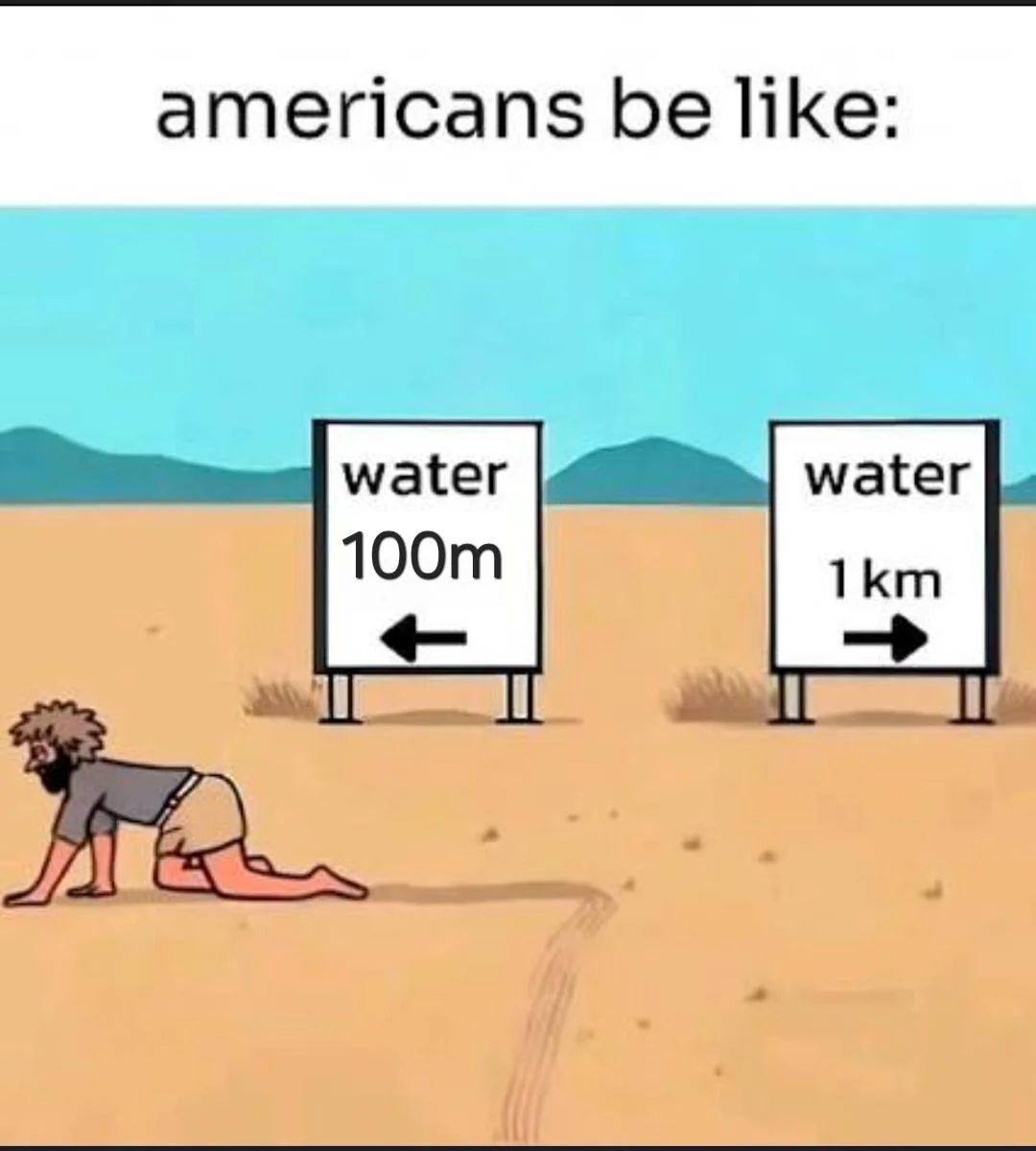 americans be like:
