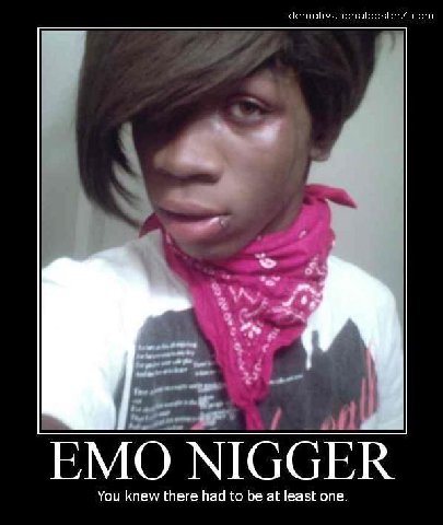 demotivationalpasterZ.cam EMO NIGGER You knew there had to be at least one