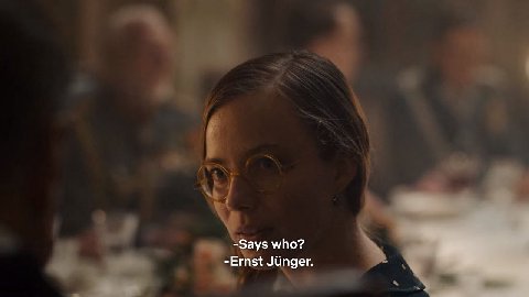 -Says who? -Ernst Junger.