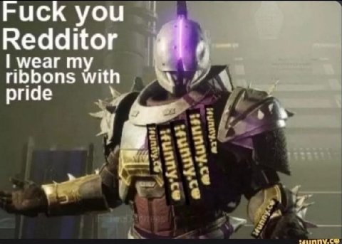 Fuck you Redditor меаг ribbons with pride a