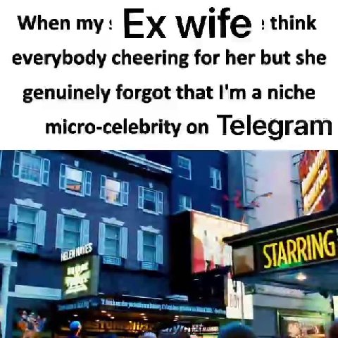 genuinely forgot that I'm a niche micro-celebrity оп Telegram | ay’ му -STuhsthirs jingu ee