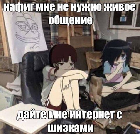 нафиг мне HE нужно живое общение с шизками
