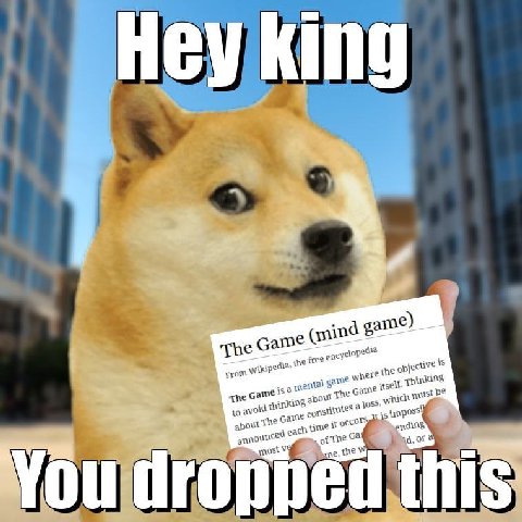 у The Game (mind game) the free The Game 3 mental game where the onjective is to avoid qhe Game itself. qhinking The Game constitutes which must announced each time it occurs most У of The ending me, 