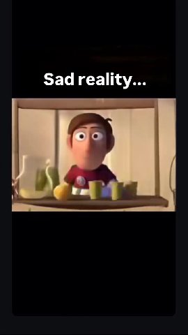 Sad reality