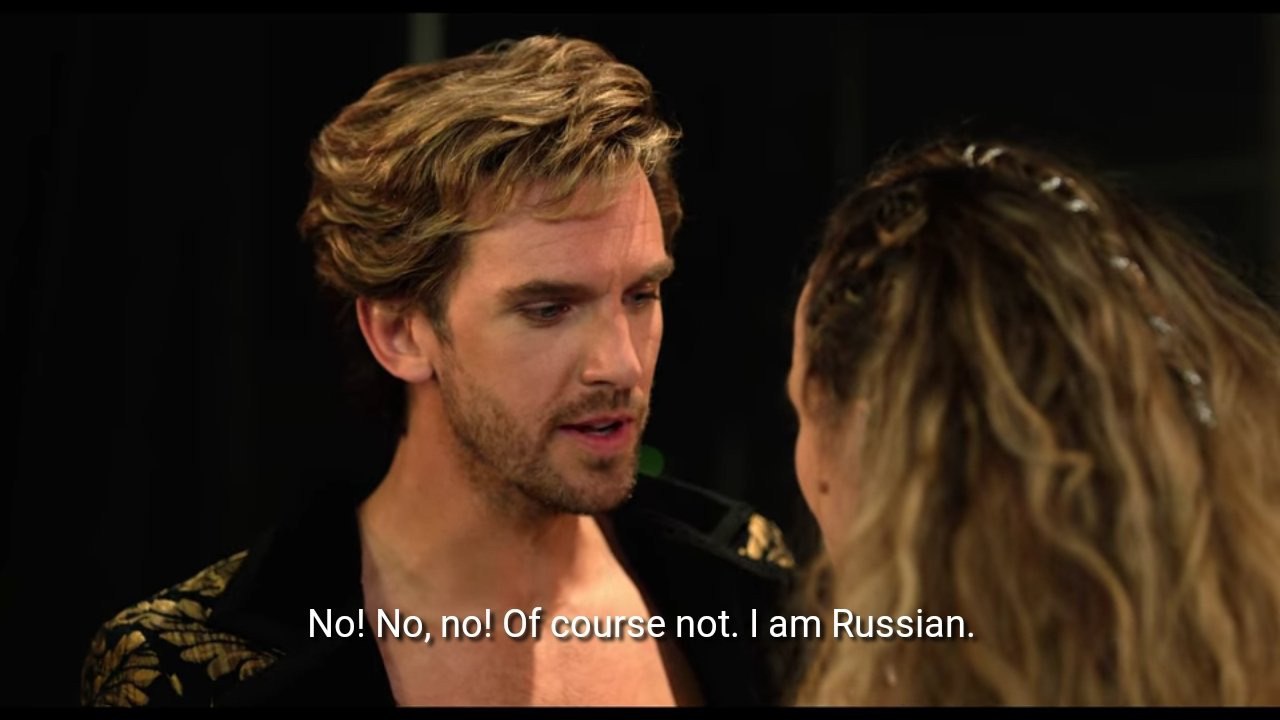 No! по! Of course not. Russian.