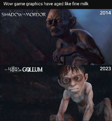 Wow дате graphics have aged like fine milk 2014 2023