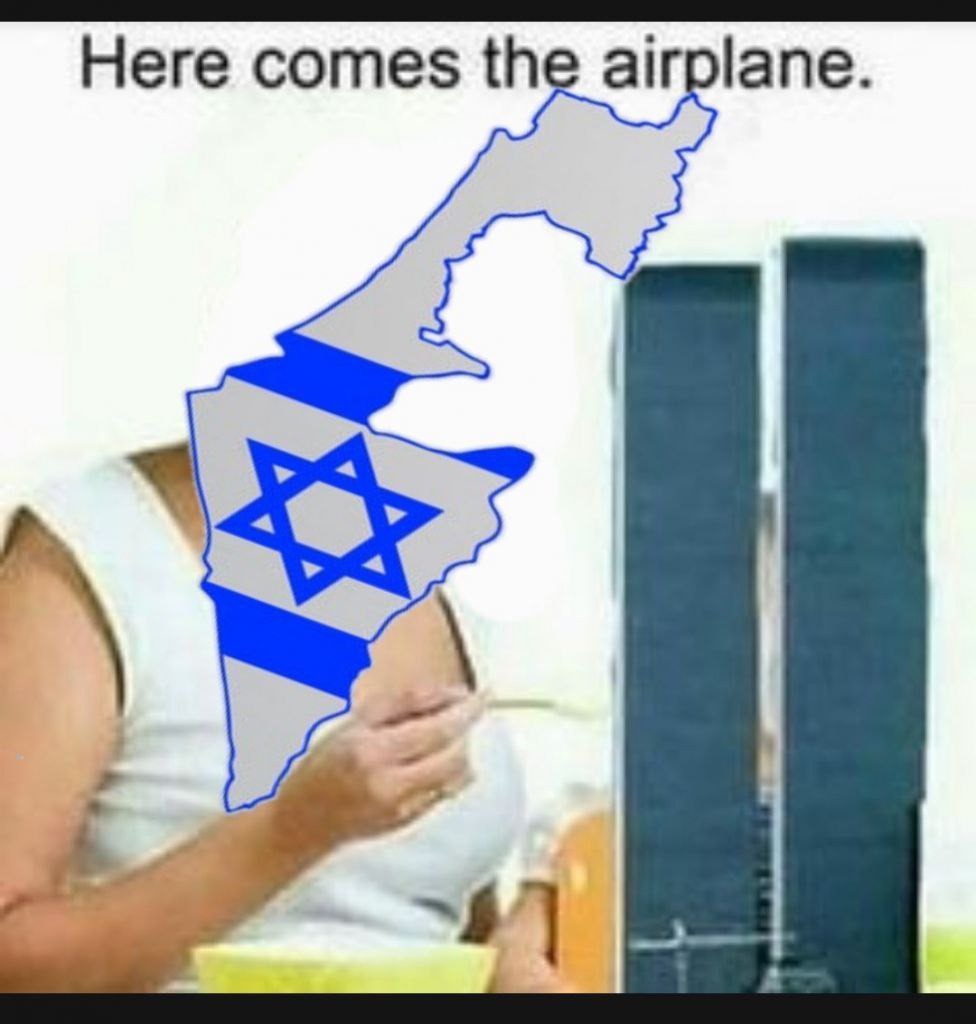 Here comes the airplane.