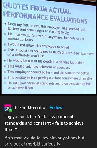 Я и ПАМ К Since my last report, is employee has bottom and shows rock igns of Starting to dig His men would follow him anywhere but only 0 0! morbid Curiosity would not allow this emplo yee to breed T