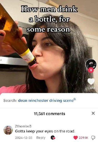 for 4 7 Search: dean winchester driving scene® 11,561 comments Zthombe3 Gotta keep your eyes on the road. 2024-12-03 Веру