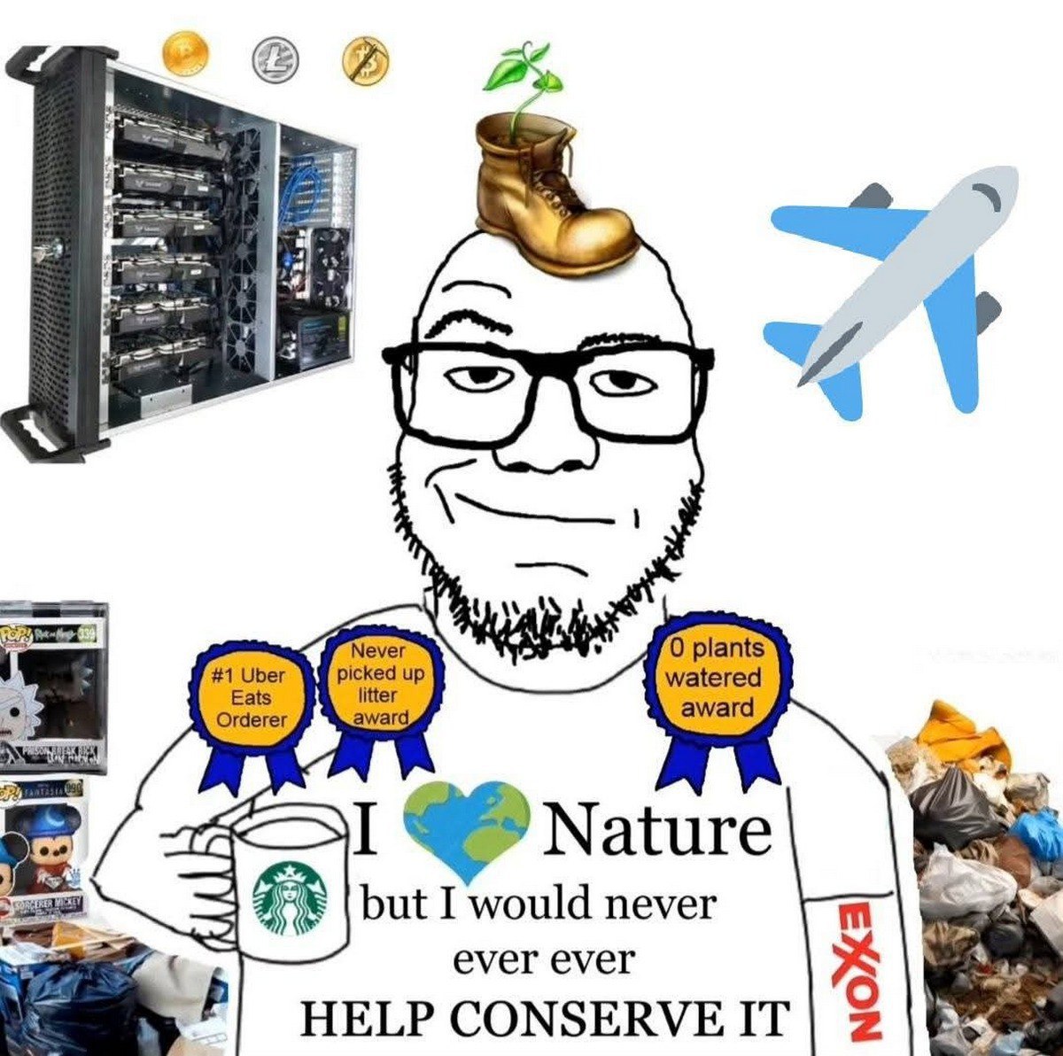 Nature but I would never еуег еуег HELP CONSERVE