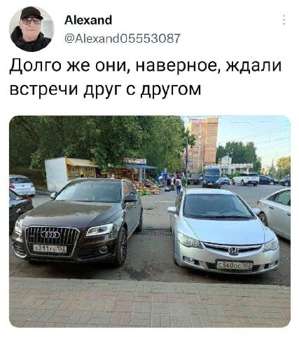 Alexand @Alexand05553087 Долго же они, наверное, ждали встречи друг с другом