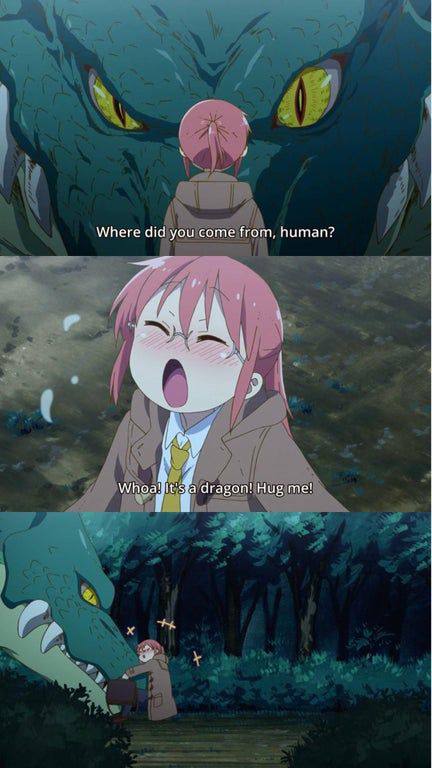 Where did you come from, human? я dragon! Hug me!