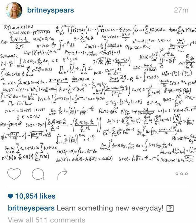 britneyspears 2 Cie we glu) Fae iil 5 an ist it how wid -и) „в Sune 2 due Fen Qala) бы baj aS “a к dogs vie he) ооо 10,954 likes britneyspears Learn something new everyday! View all 511 comments