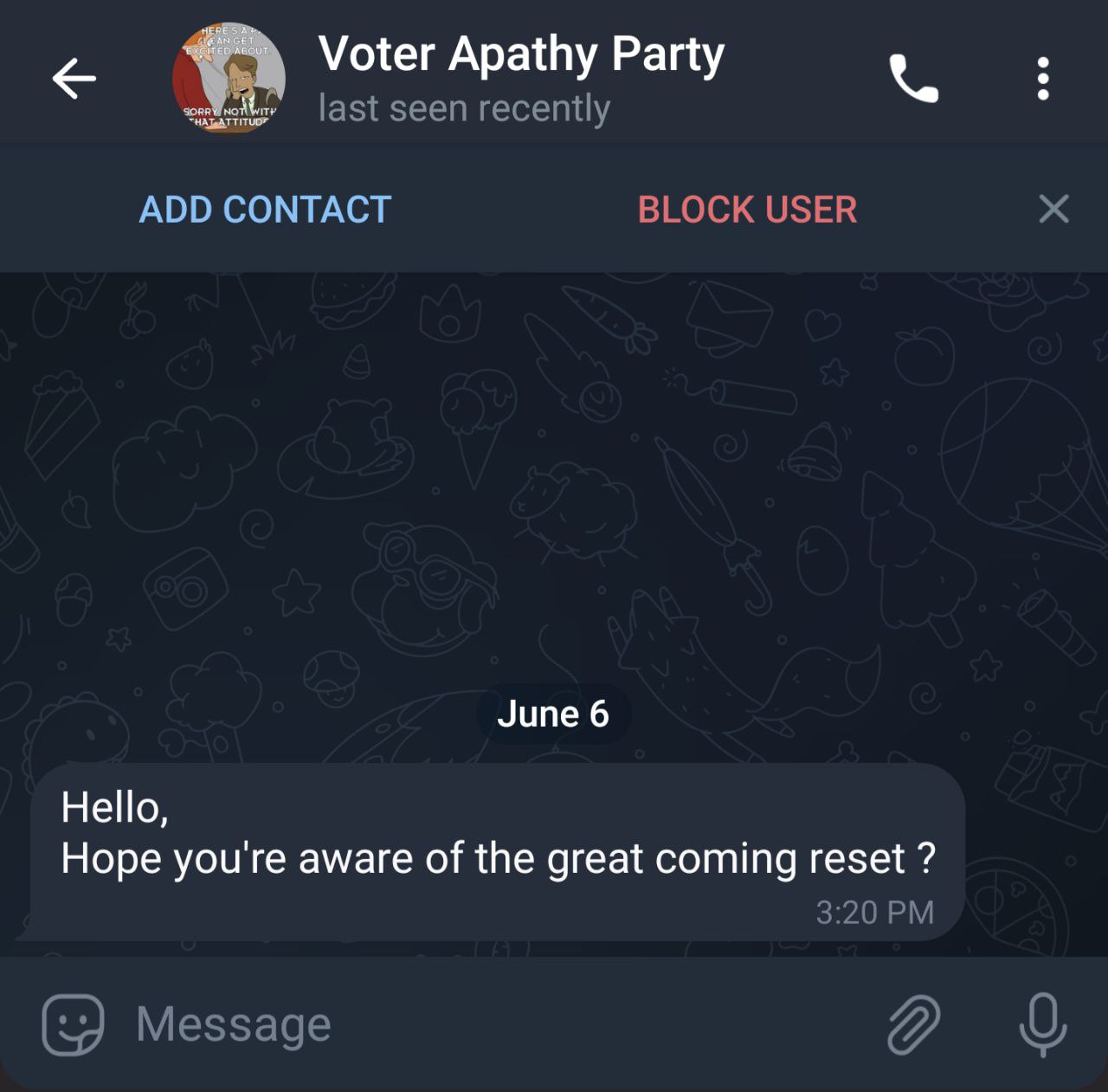 Friends, I have been contacted by myself. What does it mean?