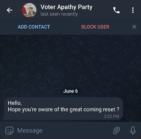 Friends, I have been contacted by myself. What does it mean?