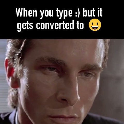 When you type but it gets converted to