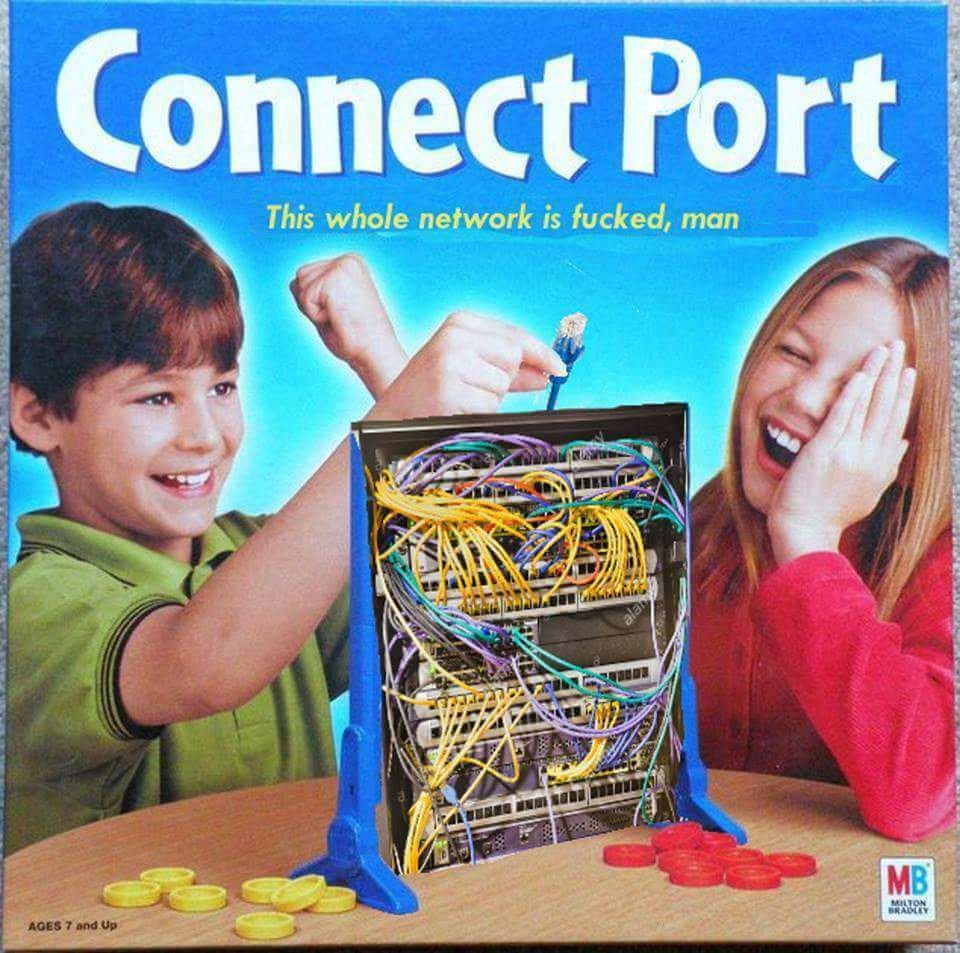 Connect Port This whole network is fucked, man i