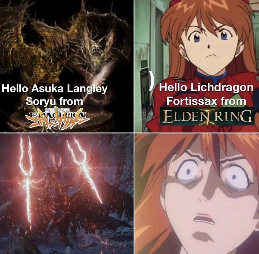 Hello Asuka Langley Hello Lichdragon Soryu from Fortissax from 4