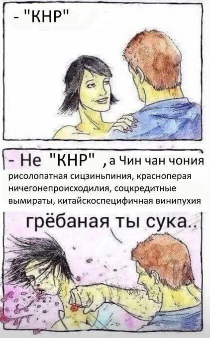 К Не "КНР" чан чония рисолопатная сицзиньпиния, красноперая ничегонепроисходилия, соцкредитные вымираты, китайскоспецифичная винипухия ты сука.. 4 Mee 2 4 #5