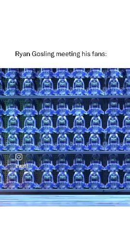 Ryan Gosling meeting his fans: