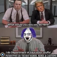 would you say уси Пеге? 190 Department of Education stuffs!
